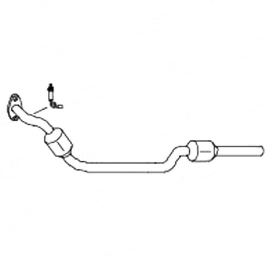 Standard Catalytic Converter - Mercedes-Benz  M-Class (09/1999 - 10/2001) Wagon (4.3L) …