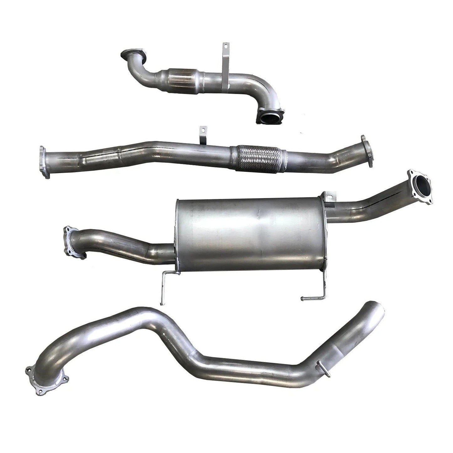 Berklee Performance - Nissan Patrol 3.0L GU 3" Stainless Steel Turbo Back Exhaust System (Ballistic Exhaust)