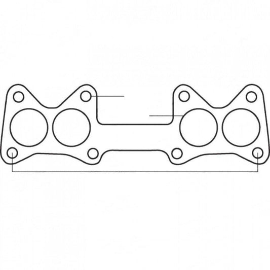 Nissan Pulsar N14, N15 & N16, Nissan GA16DE, QG16DE & QG18DE, 1.6L & 1.8L - Exhaust Manifold Gasket