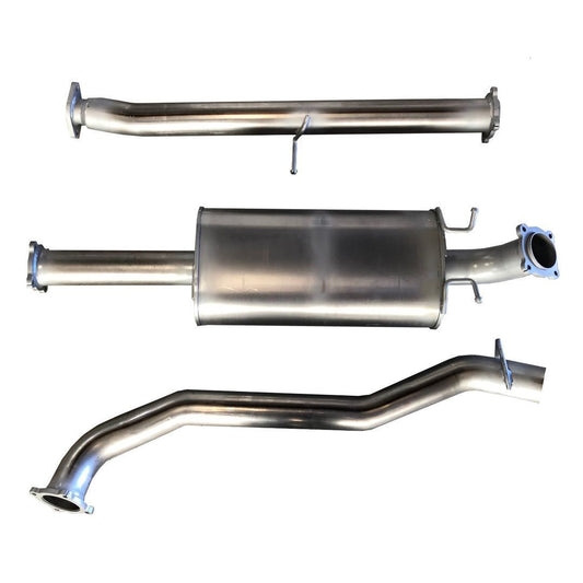 Berklee Performance - Ford Ranger 3.2L PX 2 2016 ONWARDS 3" Mild Steel DPF Back Exhaust (Ballistic Exhaust)