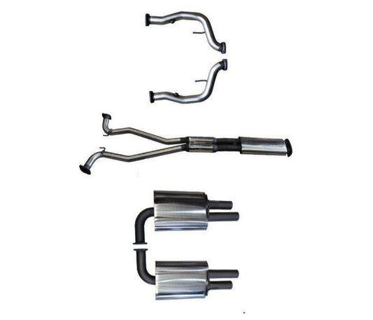 Manta | Twin 2.5″ Cat Back Exhaust System with Twin Mufflers | HSV VE E3 Clubsport GTS 6.2L V8 Sedan Sportwagon 2010–2013
