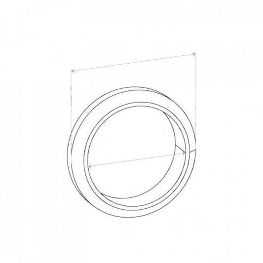 Double Taper Ring Gasket - Inside Diameter 51mm, Outside Diameter 64mm