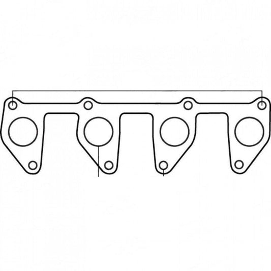Holden Astra & Camira, Nissan Pulsar, G.M Family II 1800, C20NE & C20LE 2000, 16LF & 18LF 1600 - Exhaust Manifold Gasket