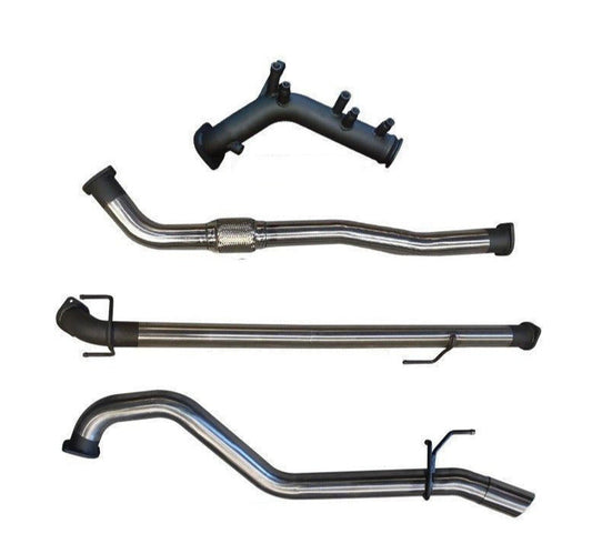Manta | 3″ Turbo Back Exhaust System WOM (No Cat) | Toyota Hilux GUN126R 2.8L D4D Ute 2015–2025