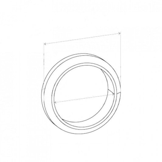 Double Taper Ring Gasket - Inside Diameter 63mm, Outside Diameter 76mm