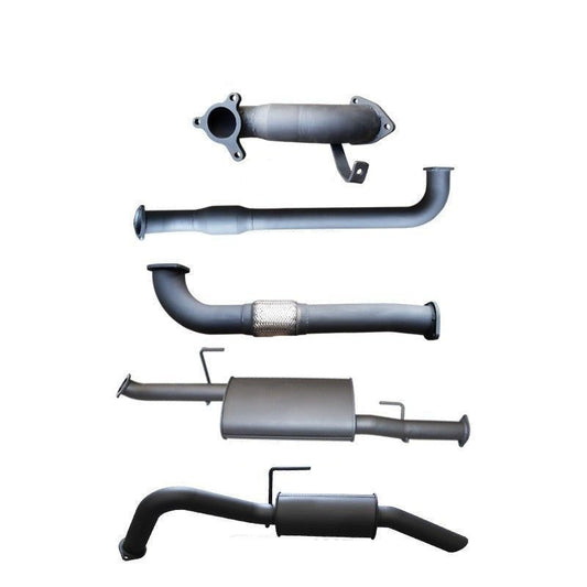 Manta | 3″ Turbo Back Exhaust System with Cat & Rear Muffler | Nissan Navara D40 2.5L Turbo Diesel Manual Ute 2005–2007