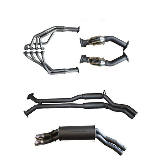 Manta | Dual 2.5″ Full Exhaust System with Extractors | Holden Commodore VT–VZ V8 Wagon 1999–2006