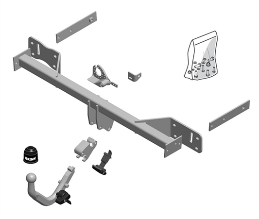 BRINK - Mercedes-Benz B-Class (2011 - 2018), Mercedes-Benz A-Class (2012 - 2015) European Towbar