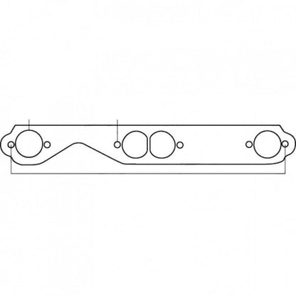 Chevrolet 307ci, 327ci, 350ci & 400ci, Round port, Exhaust Manifold Gasket