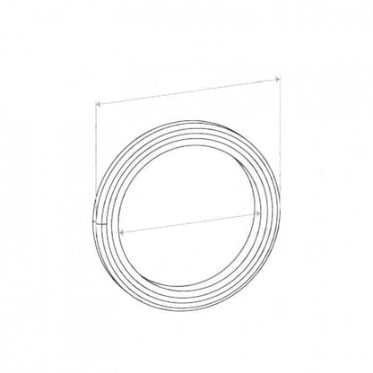 Spiral Wound Ring Gasket, ID 49mm, OD 65mm, THK 5mm, Spiral