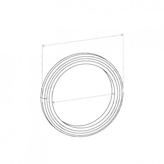 Spiral Wound Ring Gasket - ID 49mm, OD 65mm, THK 5mm, SPIRAL