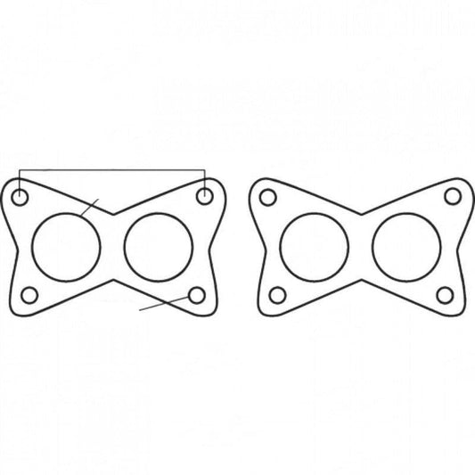 Nissan Pintara, Navara D21 & D22 KA24E - Exhaust Manifold Gasket