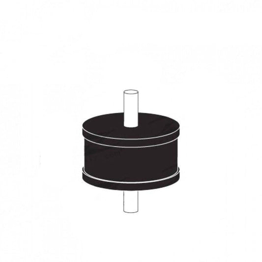 Cotton Reel Mounts - Inside Diameter 48mm, ROUND, M10X1.25