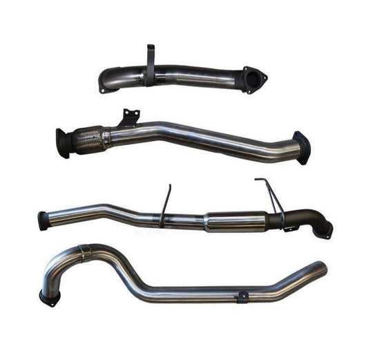 Manta | 3″ Turbo Back Exhaust without Cat Hotdog | Nissan Patrol GU 3.0L Turbo Diesel Ute 2008–2017