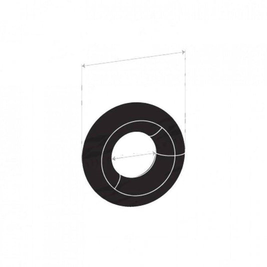 Exhaust Rubber - Universal Ring Rubber Inside Diameter (19mm), Outside Diameter (44mm)