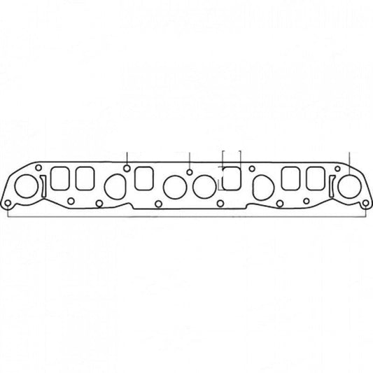 Jeep Cherokee, Wrangler & Renegade, 4.0L, Graphite - Exhaust Manifold Gasket