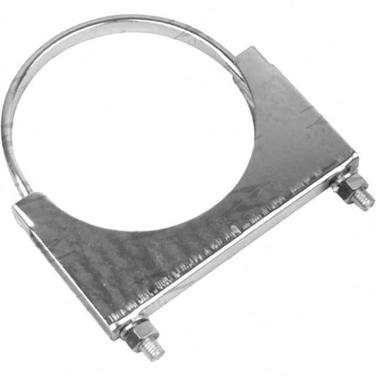 Redback - Heavy Duty U-Bolt Clamp 100mm (4") Inside Diameter Flat Bar Zinc Plated