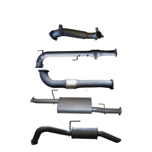 Manta | 3″ Turbo Back Exhaust System with Cat & Rear Muffler | Nissan Navara D40 2.5L Turbo Diesel Auto Thai Build Ute 2007–2015