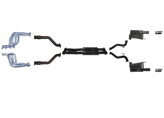 Pacemaker - Ford Mustang Coupe 2015 to 2017 5.0L Headers, Cats And Twin 3"Inch System LH Drive Only