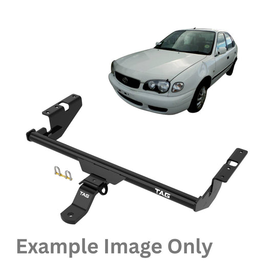 TAG Standard Duty Towbar and Direct Fir Wiring Harness for Toyota Corolla 1998-2001 | 900kg towing - T2T113-K201