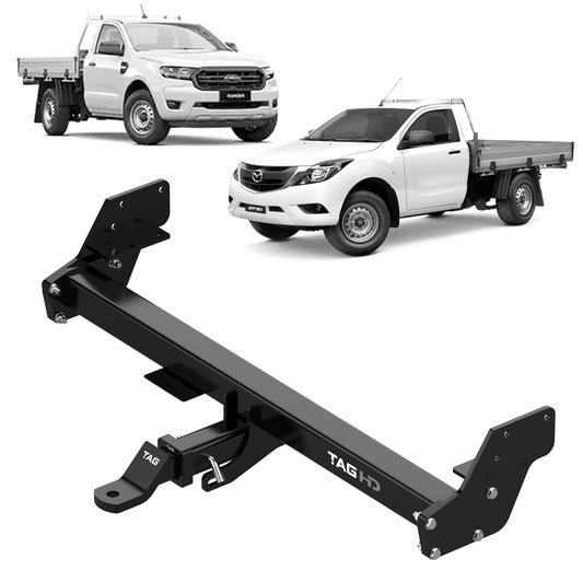TAG Heavy Duty Towbar & Direct Fit Wiring Harness for Mazda BT-50 Cab Chassis 2011-2020 | 3500kg towing - T7F705-K101
