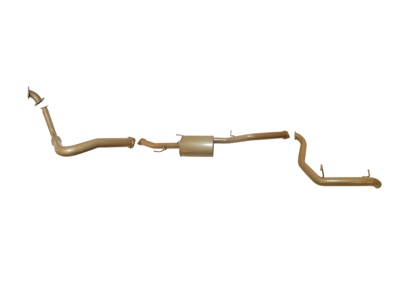 King Brown - Mitsubishi NP Pajero TD 2003 to 2006 - Single 3" with Rear Pipe Only Kit.