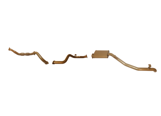 King Brown - Toyota Landcruiser 70/79 Series V8 4.5L Single Turbo Ute March 2007 to August 2016 (without DPF/Air Purifier) - Single 3" with CAT and Rear Muffler Kit