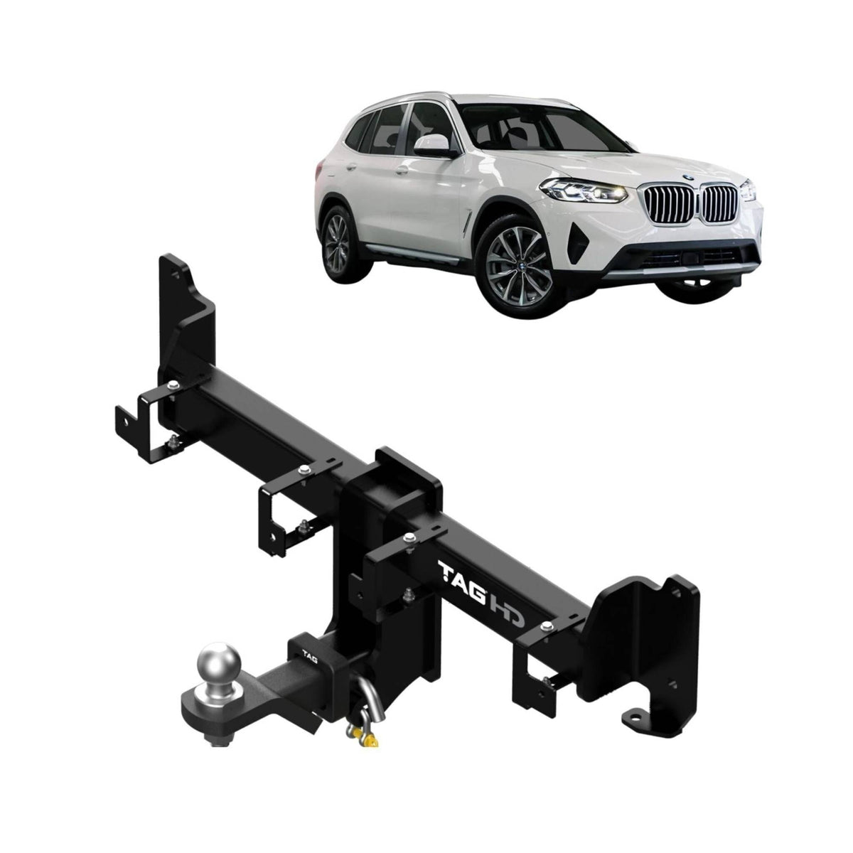TAG Heavy Duty Towbar & Direct Fit Wiring for BMW X3 G01 2017-2024 | 2600kg towing - T4PA33-K101