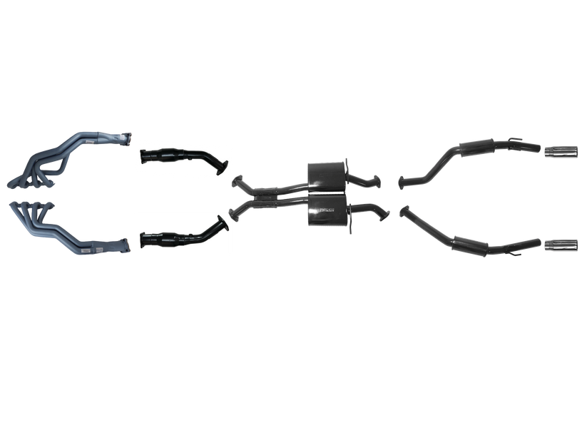 Pacemaker - Holden 2005 - 06 CV8Z Monaro Duel Outlet 1 3/4" Tuned Headers 2 1/2 Inch System