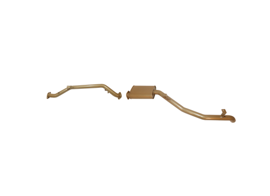 King Brown - Toyota Landcruiser 70/79 Series V8 4.5L Single Turbo Single Cab & Dual Cab Ute September 2016 to current (with Factory DPF/Air Purifier)-Single 3" With Rear Muffler Kit