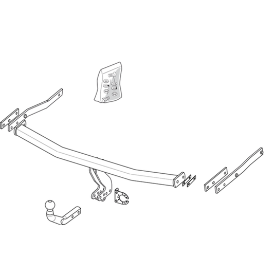 BRINK - Towbar to suit Renault Megane (2008 - on), Grand Scénic (2004 - 2009), Scénic (2003 - 2009) Hatchback European Towbar