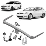 BRINK - Volkswagen Golf (2009 - on), Golf (2013 - 2020), Golf Alltrack (2014 - 2020), Skoda Octavia (2021 - on), Octavia (2020 - on), Octavia (2012 - 2020) Towbar