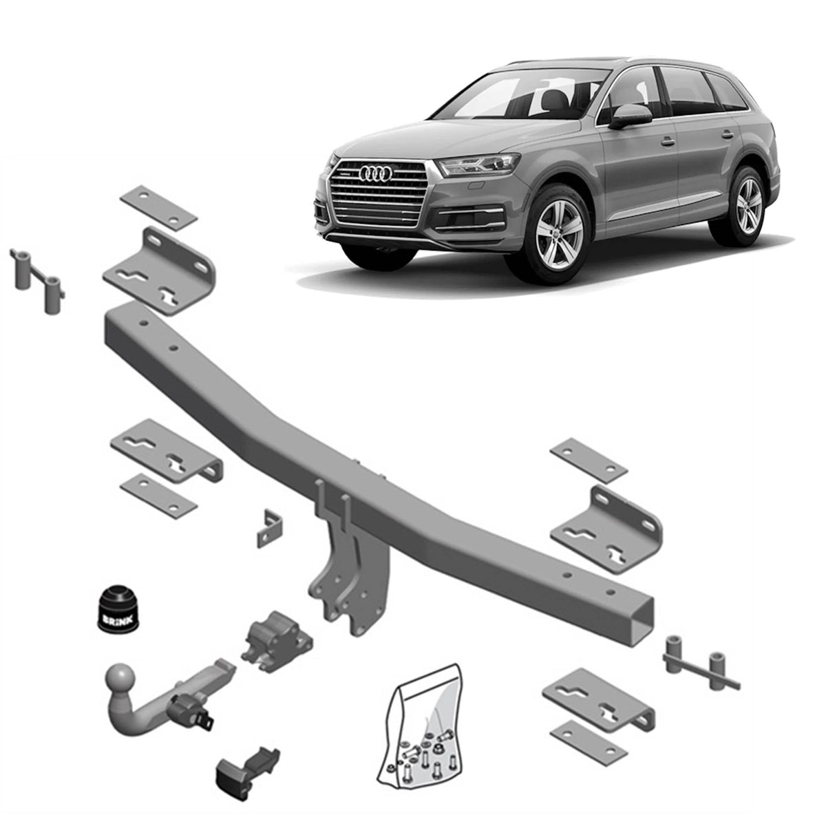 BRINK - Audi Q7 (2015 - on) SUV Detachable Towbar