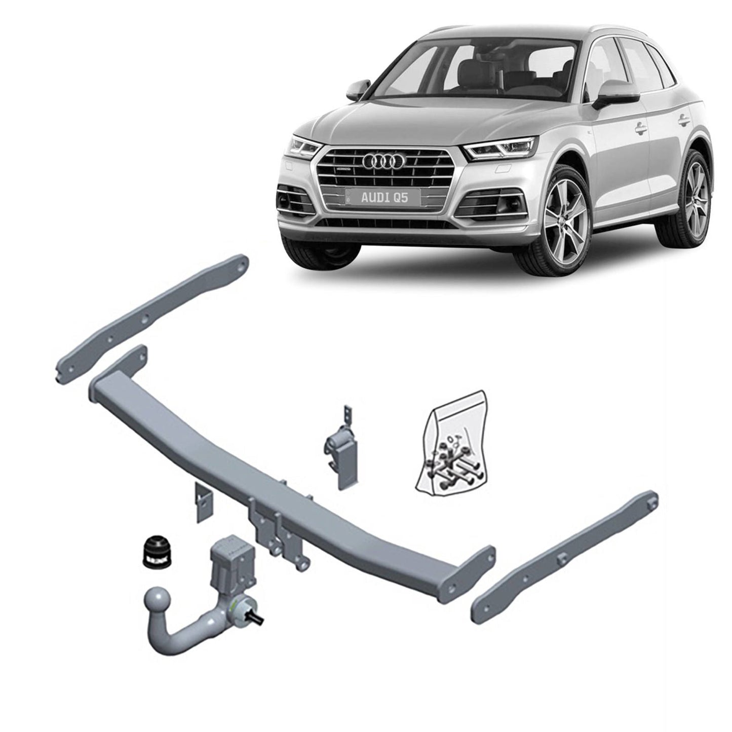 Brink Towbar and Universal Wiring Harness for Audi Q5 (06/2016 - on)