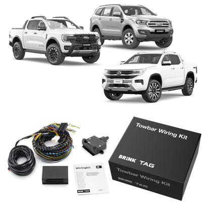 TAG - Ford Ranger Next-Gen (2022 - 2024) Cab Chassis, Volkswagen Amarok (2022 - on) Heavy Duty Towbar & Wiring Kit
