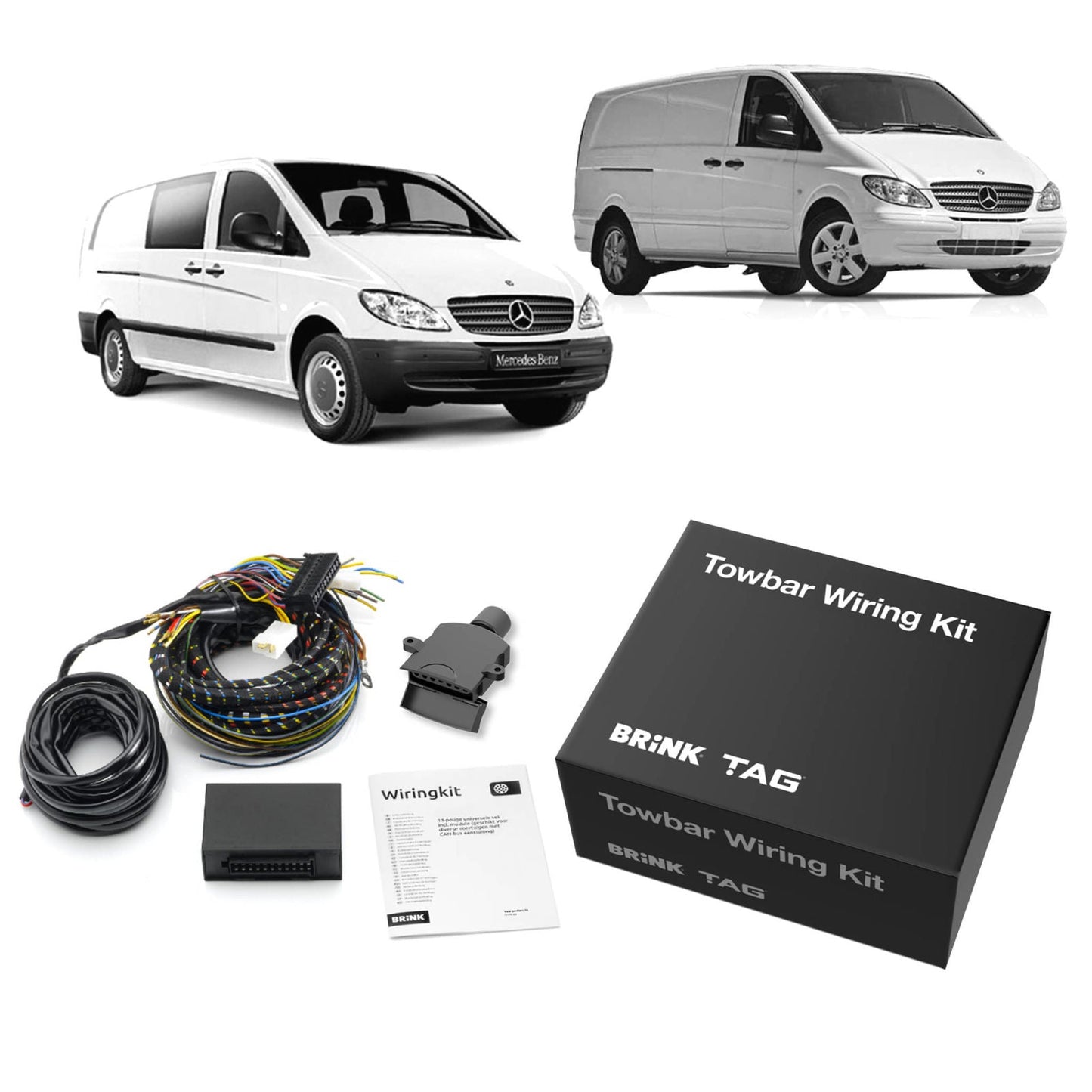 TAG - MERCEDES-BENZ Viano (2004 - 2015), MERCEDES-BENZ Vito / Mixto (2004 - 2015) Direct Fit Wiring Harness
