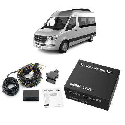 TAG - Mercedes-Benz Sprinter Van 5.0T Narrow Chassis MWB 907 Series 519 Variant (2019 - on) Heavy Duty Towbar, Step & Wiring