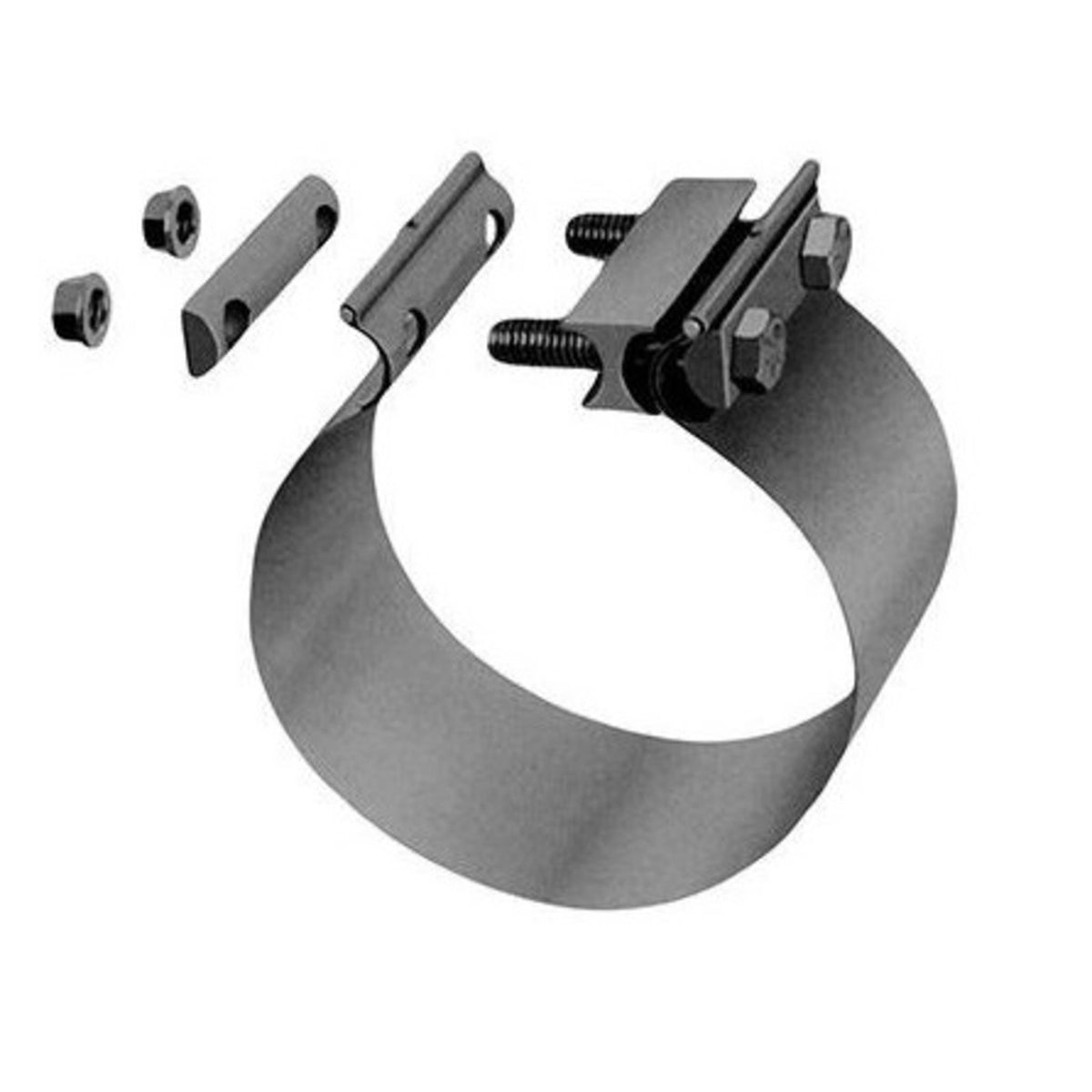 Redback 3" BUTT CLAMP RIDGID TO RIDGID TUBE STAINLESS STEEL - BUT300SS