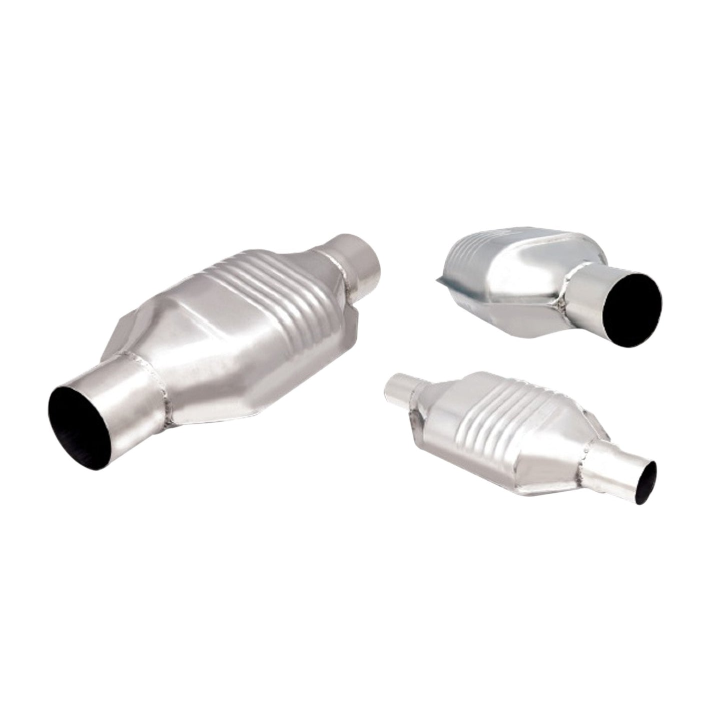 XFORCE - 3Inch Oval Ceramic Hi Flow Cat Converter