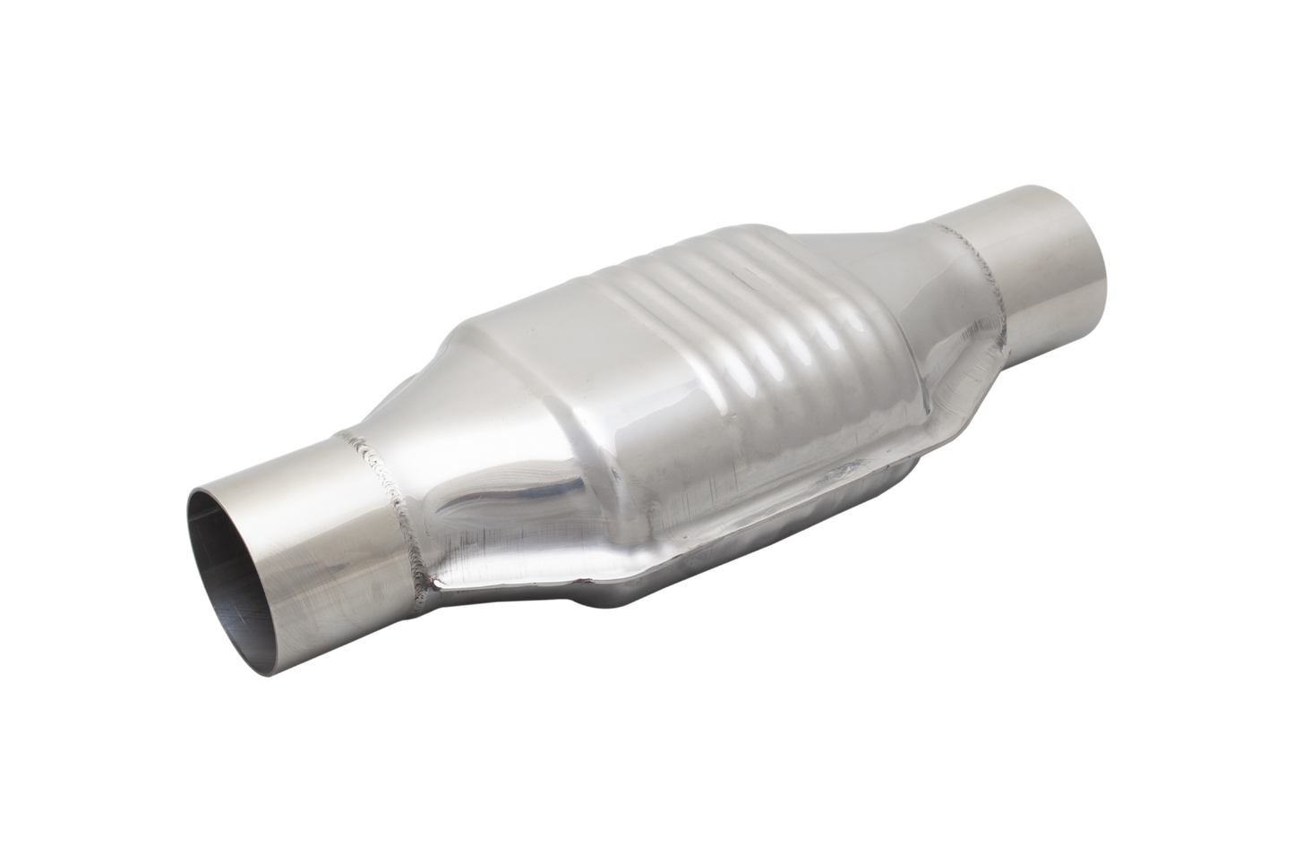 XFORCE - 2.5" Inch Oval Metallic Hi-Flow Racing Catalytic Converter (100 Cell)