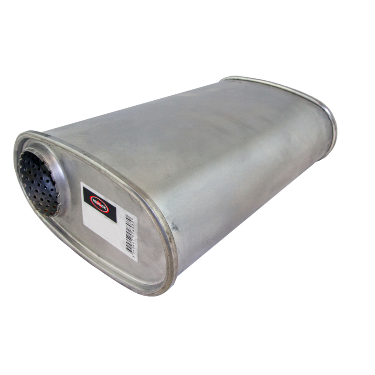 Redback - 1 3/4" Turbo Flow Muffler Offset/Centre 18"x8"x5" Oval Aluminised