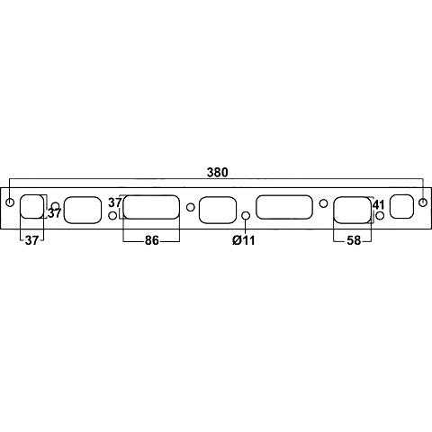 Redback Header Gasket for Holden Red motor 138ci (2262cc), 149ci (2440cc), 161ci (2638cc), 173ci (2838cc) & 302ci (3298cc), 6 Cylinders - DSF002