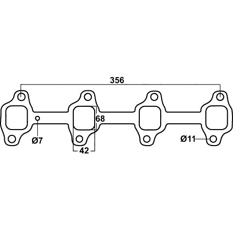 Redback Header Gasket for Toyota Land Cruiser 3B Diesel - DSF051