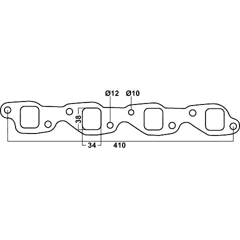 Redback Gasket for various Holden vehicles - DSF063
