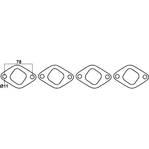 Redback Header Gasket for Nissan Navara D21 & D22, TD25 & TD27, 2.5L, 2.7L & 3.2L, Year 1986-on - DSF128