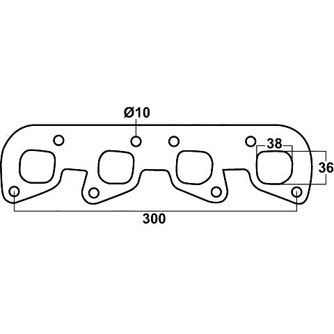Redback Header Gasket for Daihatsu Applause A101, Charade TS G102, Feroza HD, Terios 1.3L, 1.5L & 1.6L, fuel injection, Cemjo - DSF721C