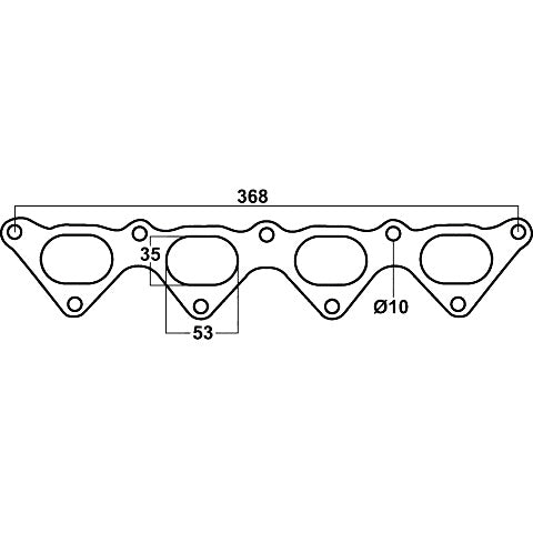 Redback Header Gasket for Mitsubishi Triton 2007-2015 - DSF759
