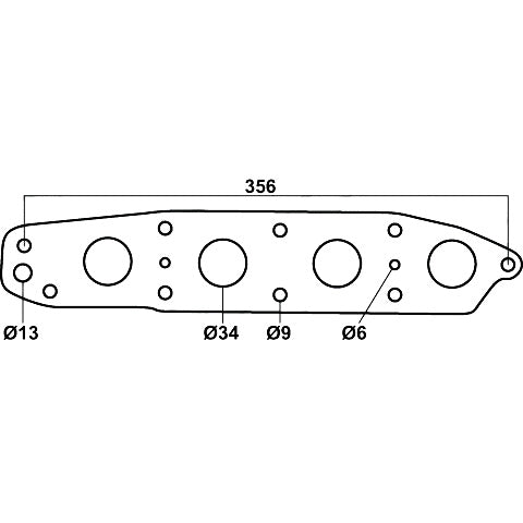 Redback Header Gasket for Suzuki Baleno SY416 & Suzuki Grand Vitara SE, Suzuki G16B, 4 Cylinders - DSF762