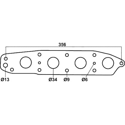 Redback Header Gasket for Suzuki Baleno SY416 & Suzuki Grand Vitara SE, Suzuki G16B, 4 Cylinders - DSF762