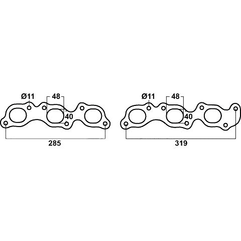 Redback Gasket for Toyota Land Cruiser FZJ70, FZJ75, FZJ80 & FZJ100, Toyota 1FZ & 1FZ-E 4.5L, 24V, Cemjo - DSF784C